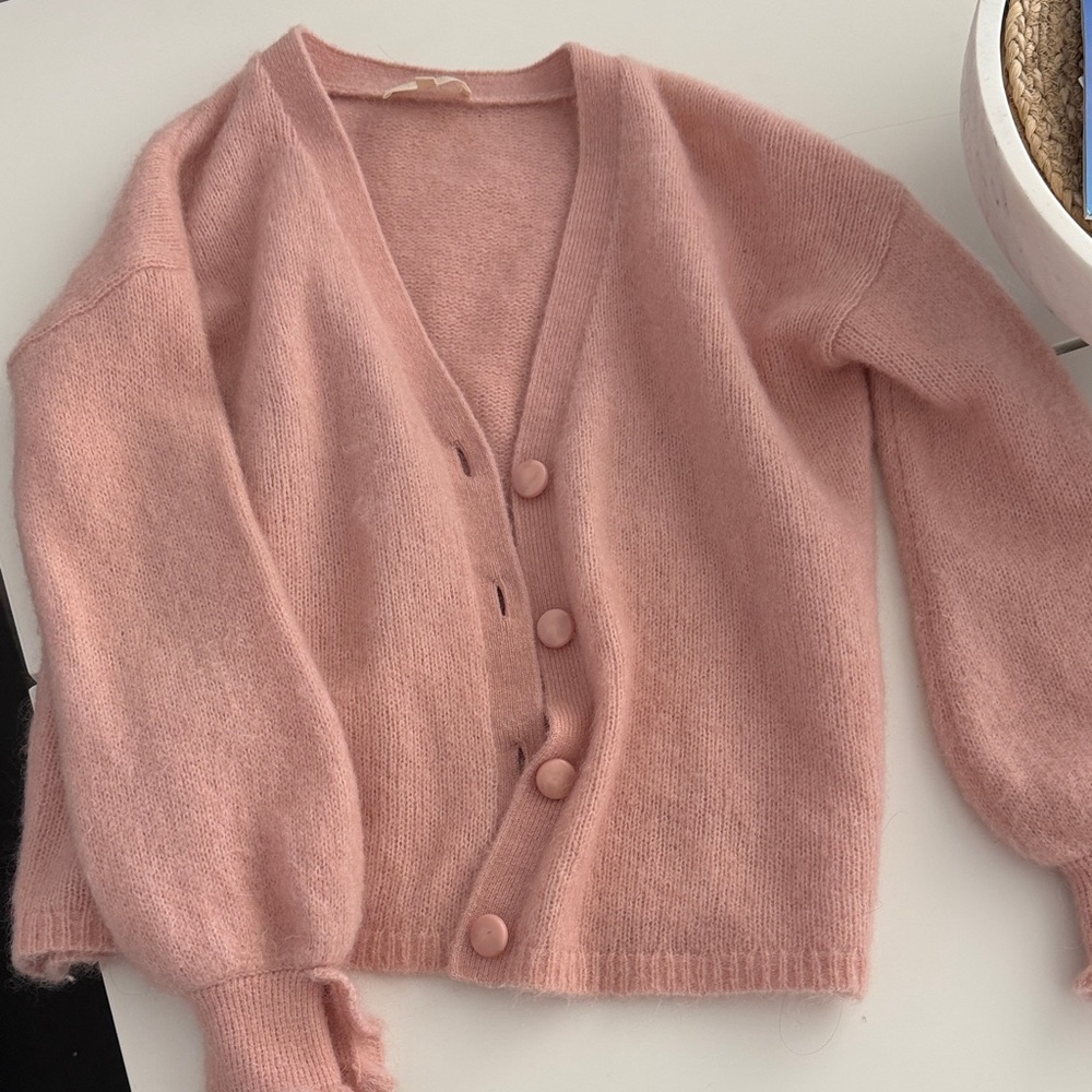 Sezane Mia Cardigan - light pink